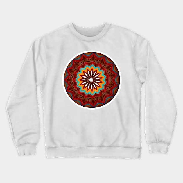 Flower Kaleidoscope Crewneck Sweatshirt by SartorisArt1